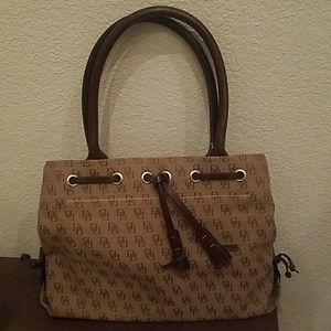 Authentic Dooney & Bourke Tassel tote